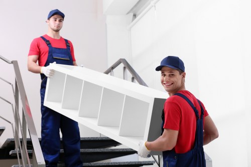 Careful packing and loading for a local flat move