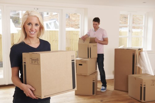 Organised packing materials for house and office moves in Ruislip