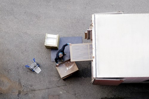 Careful loading of furniture and boxes for a local Ruislip relocation