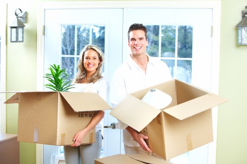Local moving van helping with a flat or house move in Ruislip
