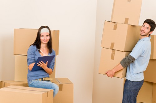 Prepared moving van for a local move in Ruislip