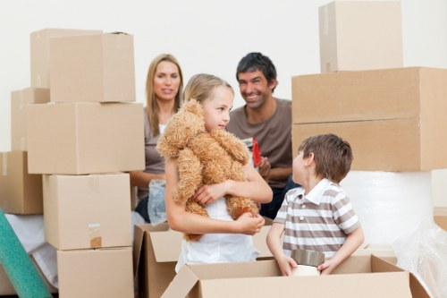 Waste collection and disposal compliance for moving services